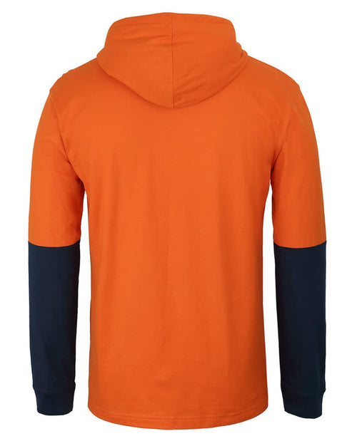 JB's Hv L/S Cotton Tee With Hood