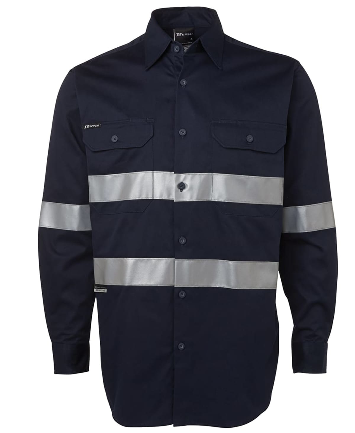 L/S 190g Work Shirt With Reflective Tape