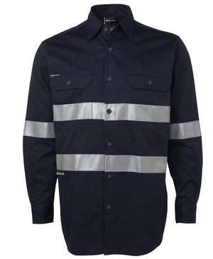 L/S 190g Work Shirt With Reflective Tape