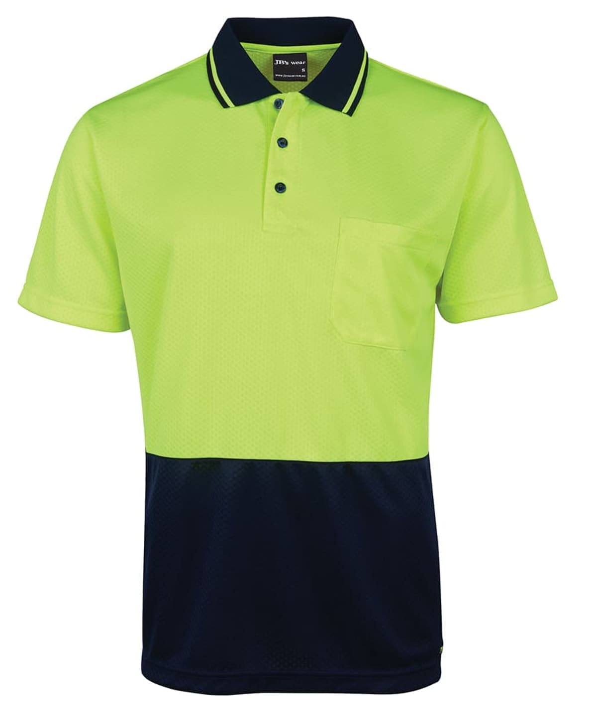 JB's Hv 4602.1 Jacquard Non Cuff Polo