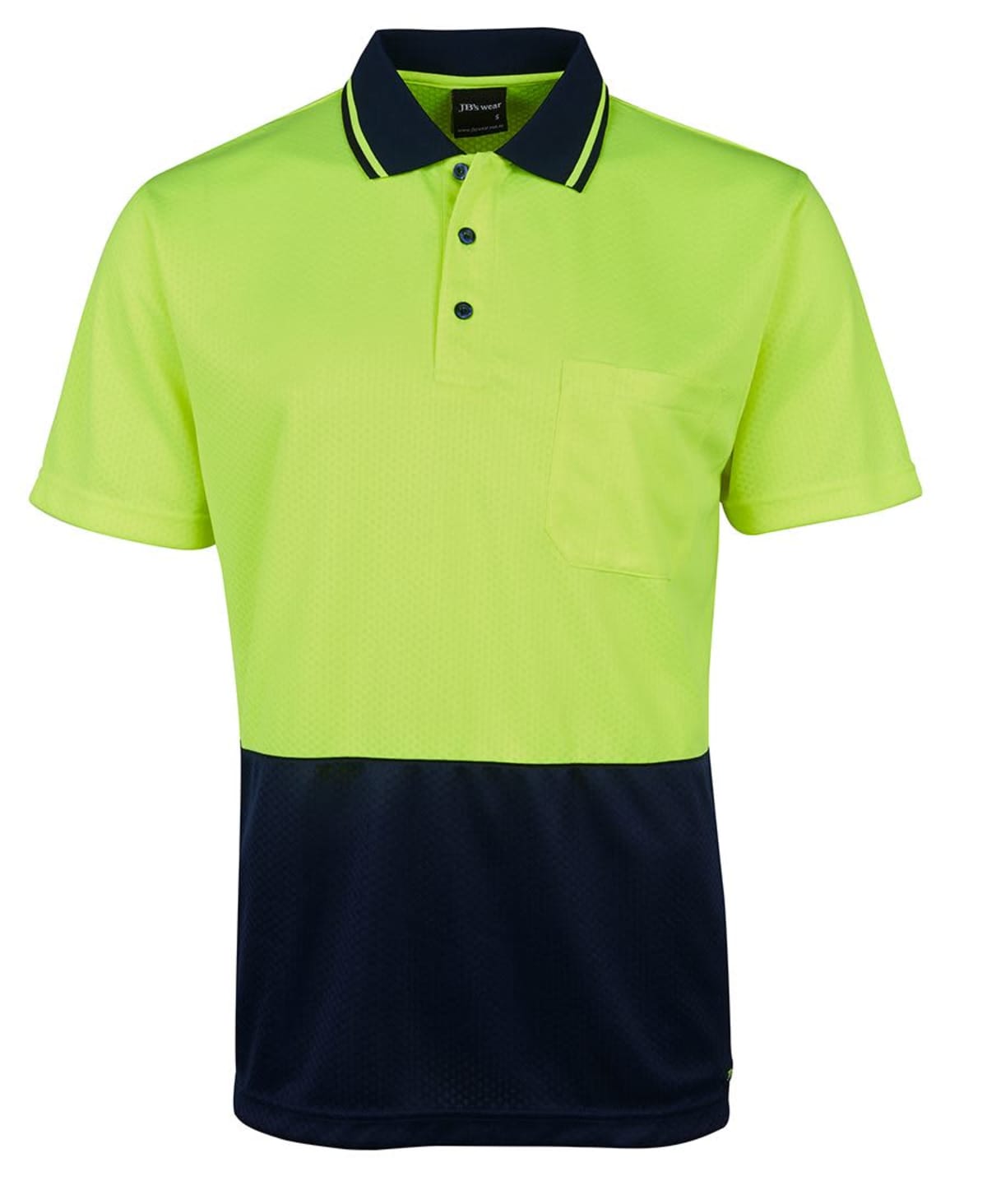 JB's Hv 4602.1 Jacquard Non Cuff Polo