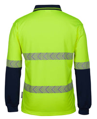 JB's Hv L/S Segmented Tape Polo