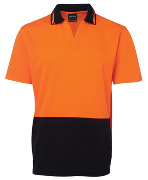 JB's Hi Vis S/S Non Button Polo