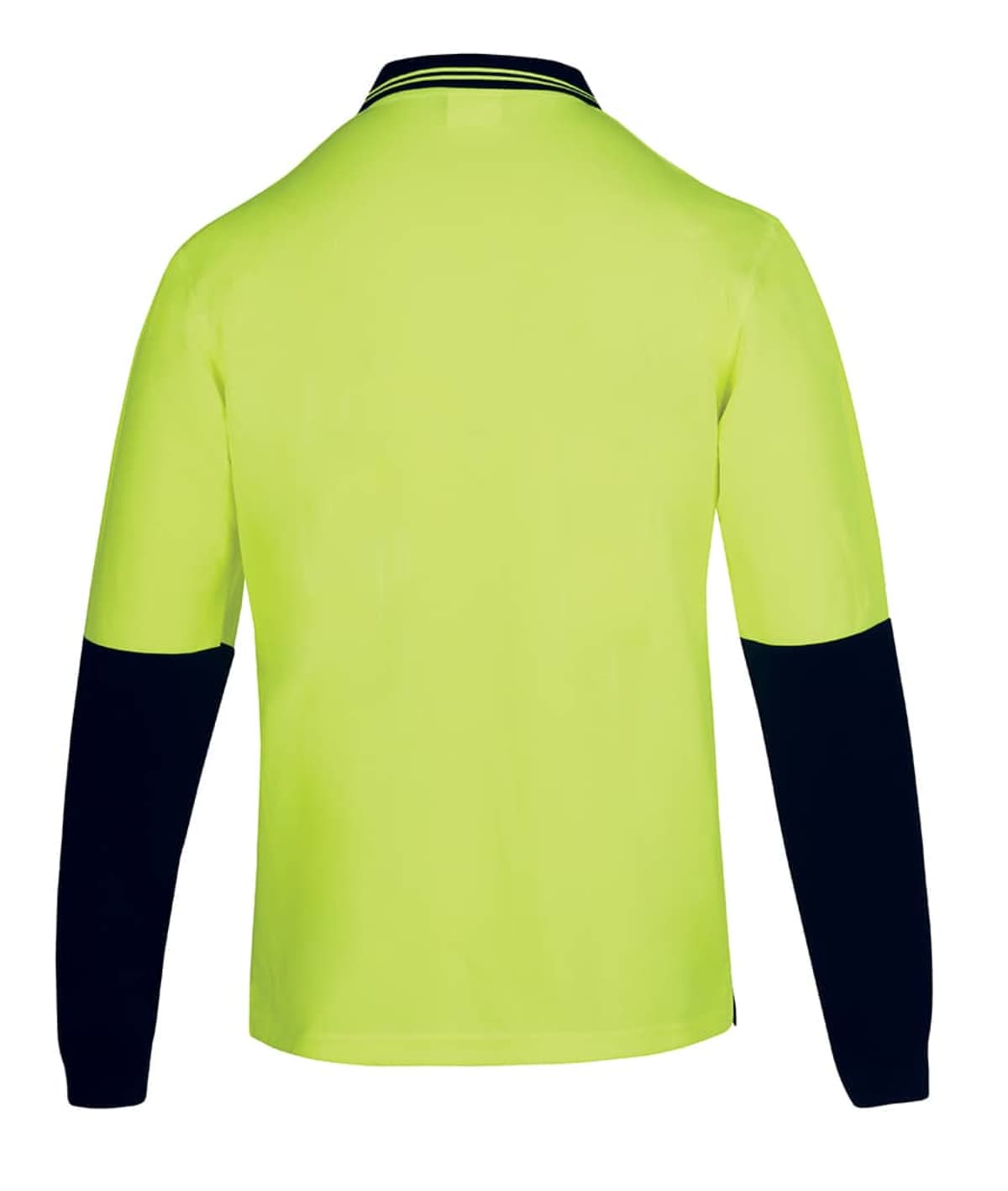 JB's Hv 4602.1 L/S Non Button Polo Lime/Navy