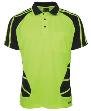 JB's Hi Vis S/S Spider Polo