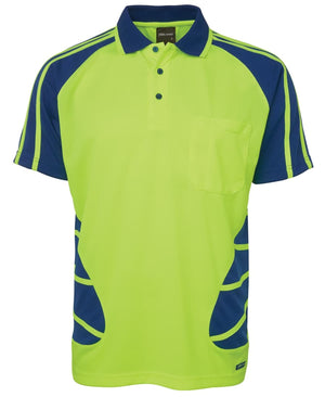 JB's Hi Vis S/S Spider Polo