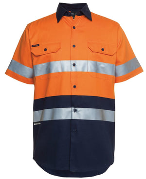 JB'S Hi Vis S/S (D+N) 190G Work Shirt