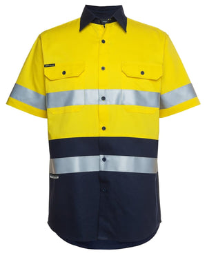 JB'S Hi Vis S/S (D+N) 190G Work Shirt