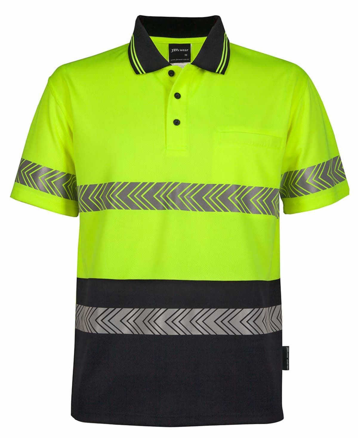 JB's Hv S/S Segmented Tape Polo