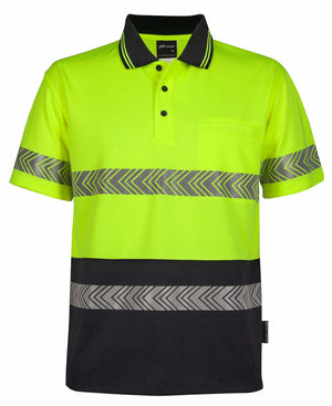 JB'S Hi Vis S/S  Segmented Tape Polo