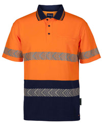 JB's Hv S/S Segmented Tape Polo