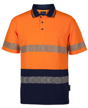 JB'S Hi Vis S/S  Segmented Tape Polo