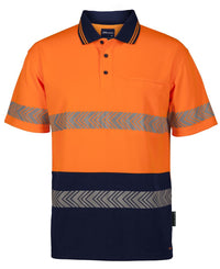 JB's Hv S/S Segmented Tape Polo