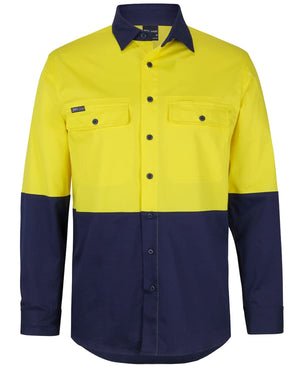 JB'S Hi VIs L/S Stretch Work Shirt