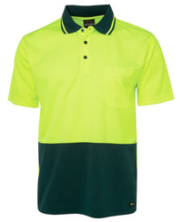 JB's Adults And Kids Hi Vis Non Cuff Trad Polo