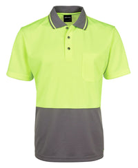 JB's Adults And Kids Hi Vis Non Cuff Trad Polo
