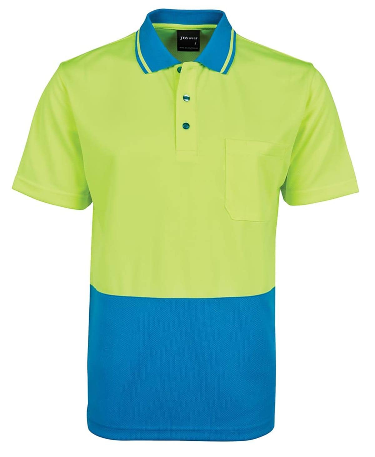 JB's Adults And Kids Hi Vis Non Cuff Trad Polo