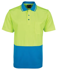 JB's Adults And Kids Hi Vis Non Cuff Trad Polo