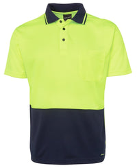 JB's Adults And Kids Hi Vis Non Cuff Trad Polo