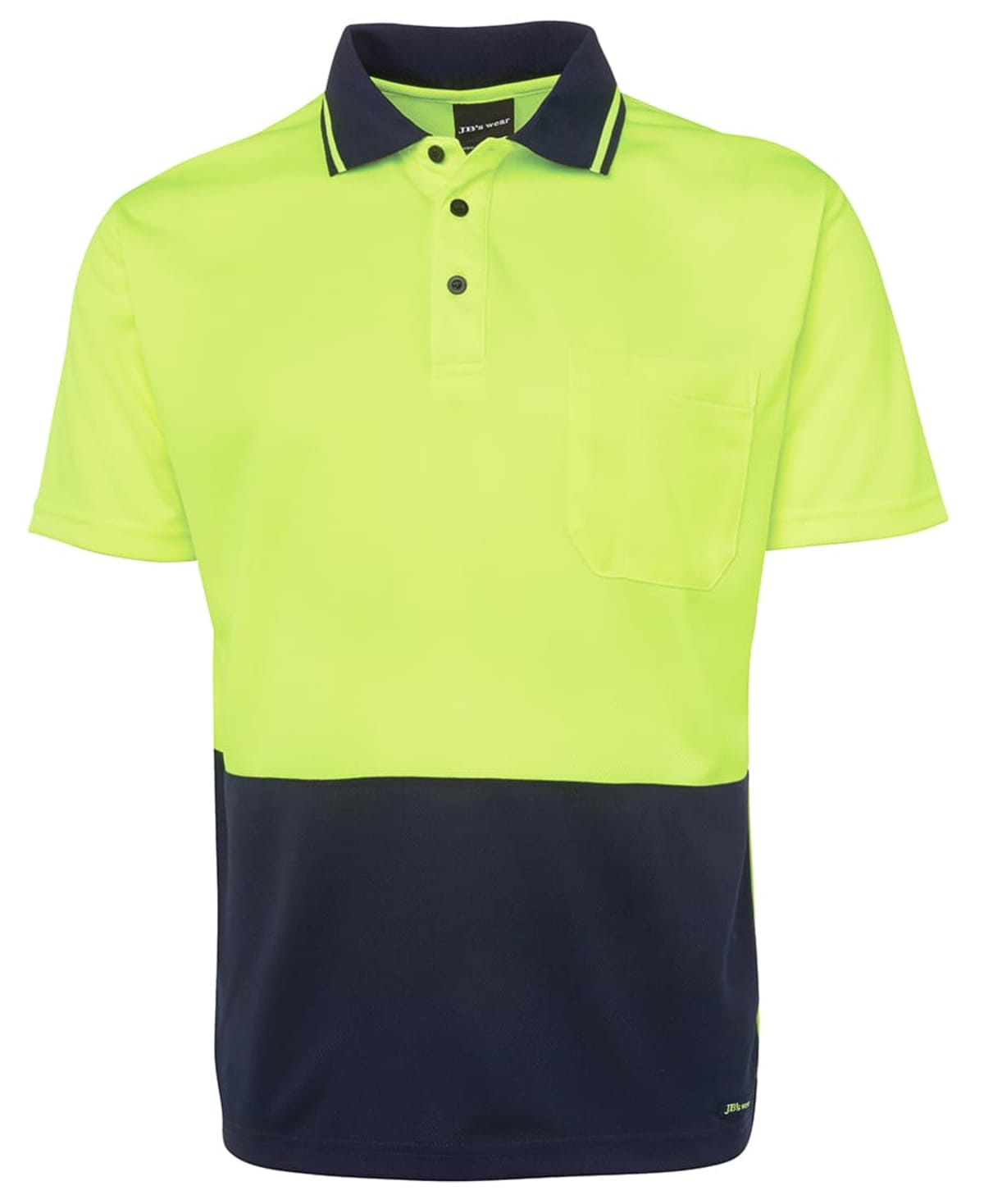 JB's Adults And Kids Hi Vis Non Cuff Trad Polo