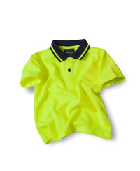 JB's Adults And Kids Hi Vis Non Cuff Trad Polo