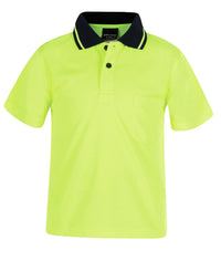 JB's Adults And Kids Hi Vis Non Cuff Trad Polo