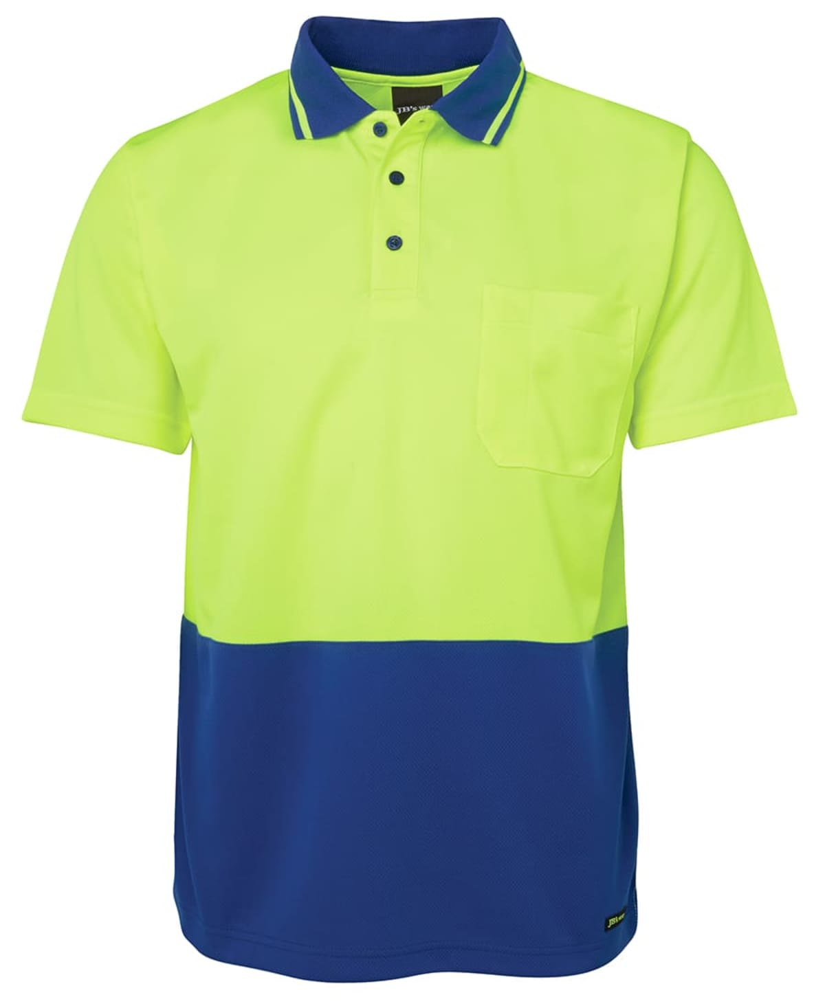 JB's Adults And Kids Hi Vis Non Cuff Trad Polo