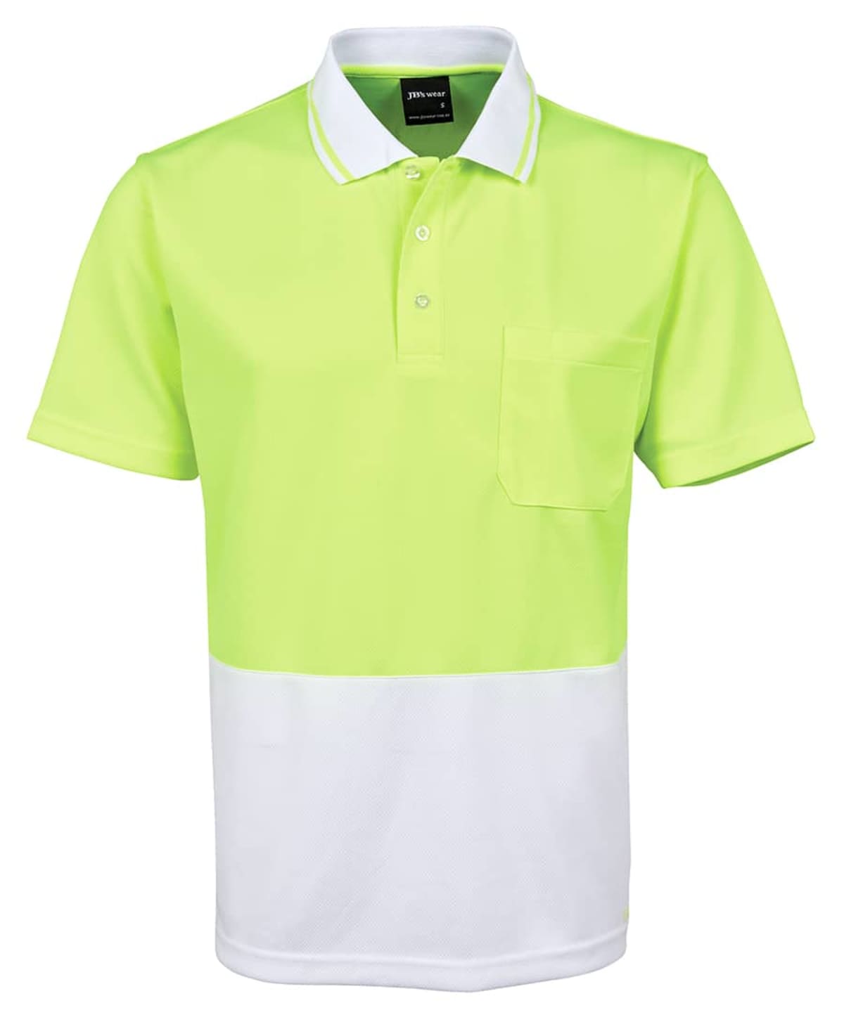 JB's Adults And Kids Hi Vis Non Cuff Trad Polo