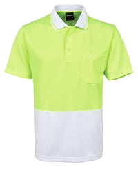 JB's Adults And Kids Hi Vis Non Cuff Trad Polo