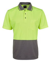 JB's Adults And Kids Hi Vis Non Cuff Trad Polo