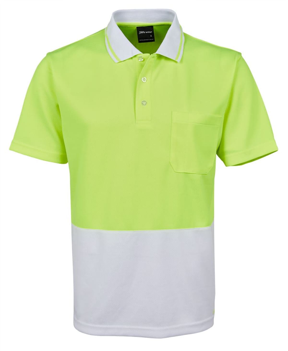 JB's Adults And Kids Hi Vis Non Cuff Trad Polo