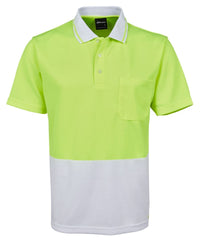 JB's Adults And Kids Hi Vis Non Cuff Trad Polo