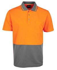 JB's Adults And Kids Hi Vis Non Cuff Trad Polo