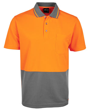 JB's Adults and Kids Hi Vis Non Cuff Traditional Polo