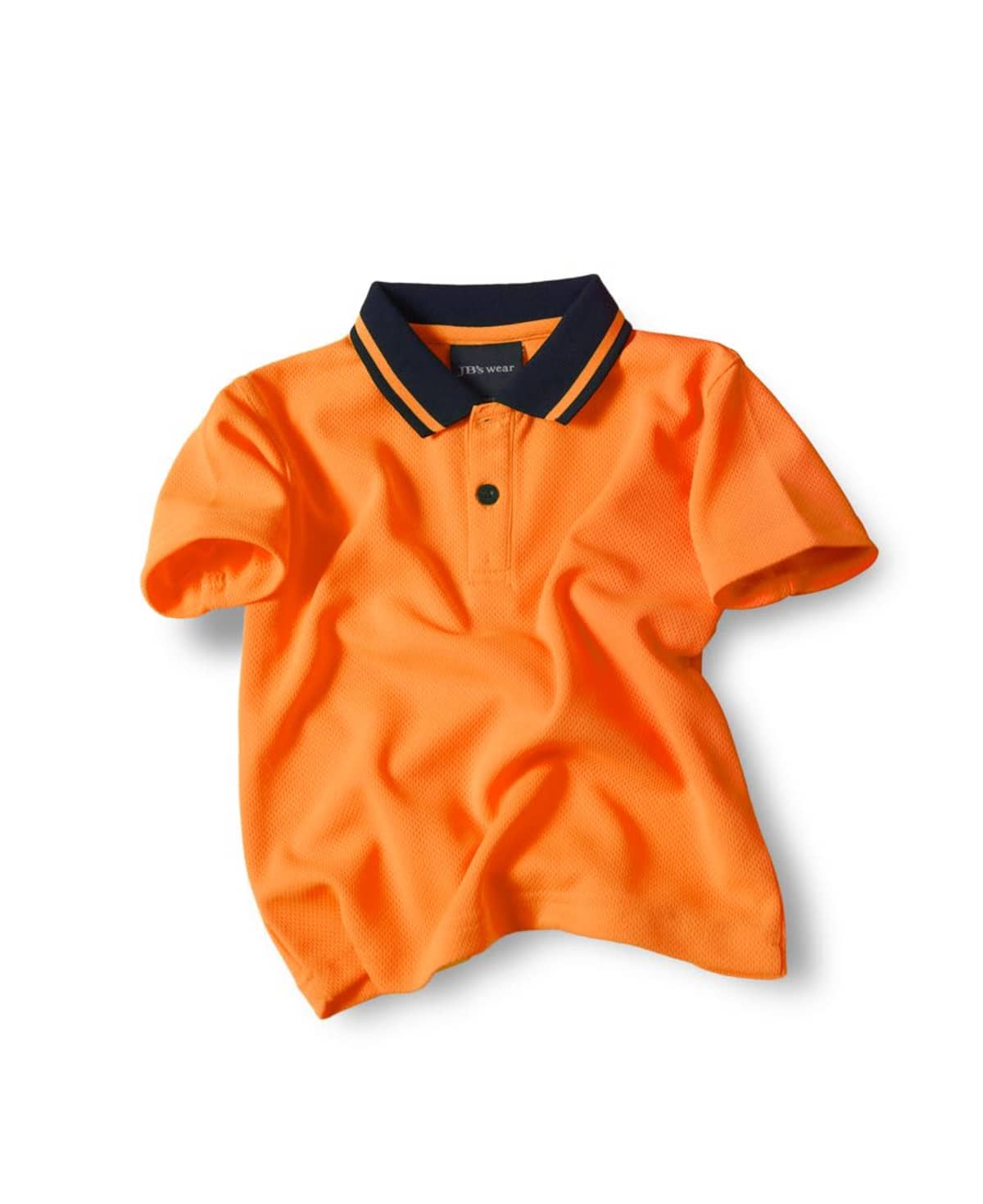 JB's Adults And Kids Hi Vis Non Cuff Trad Polo