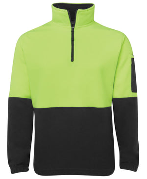 JB's Hi Vis 1/2 Zip Polar Fleece