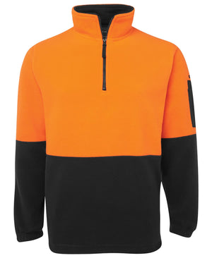 JB's Hi Vis 1/2 Zip Polar Fleece