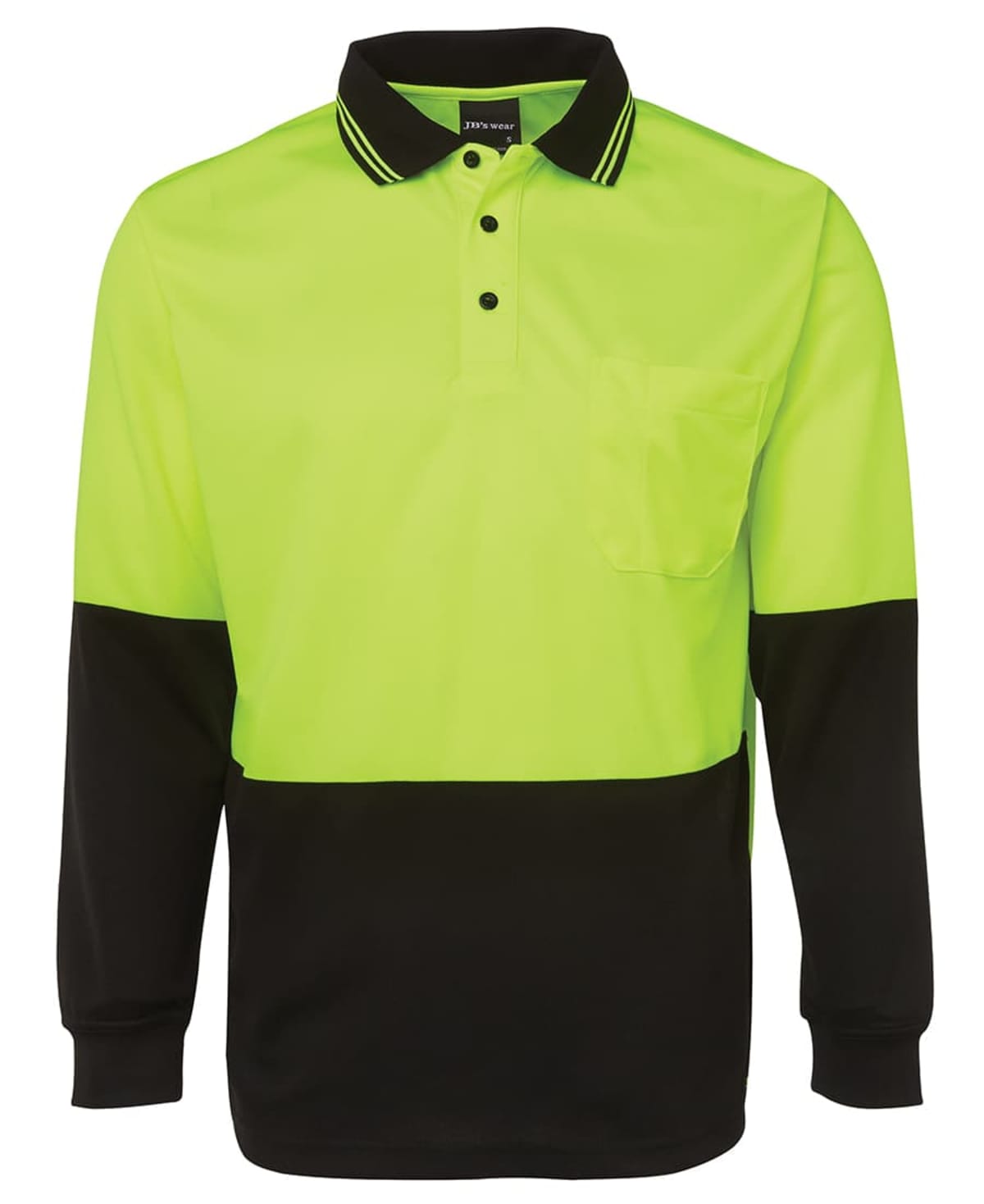 JB's Hi Vis L/S Traditional Polo