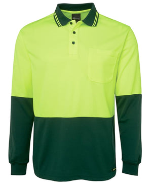 JB's Hi Vis L/S Traditional Polo