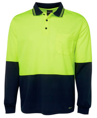 JB's Hi Vis L/S Traditional Polo