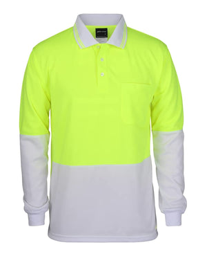 JB's Hi Vis L/S Traditional Polo