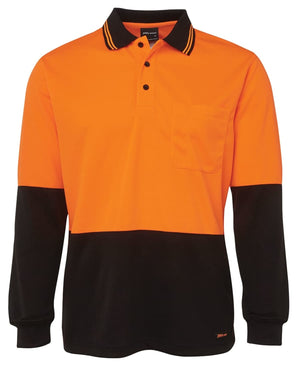 JB's Hi Vis L/S Traditional Polo