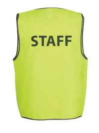 JB's Hv Safety Vest Print Staff Lime