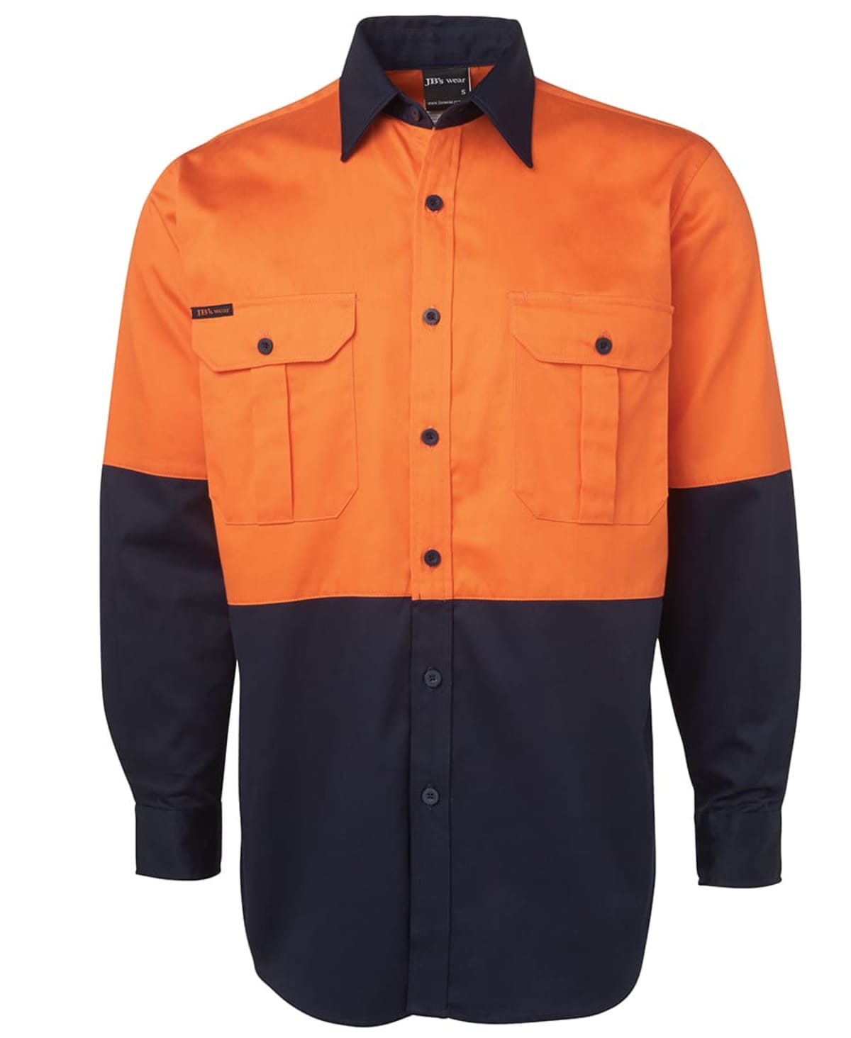 JB's Hi Vis L/S 190G Work Shirt