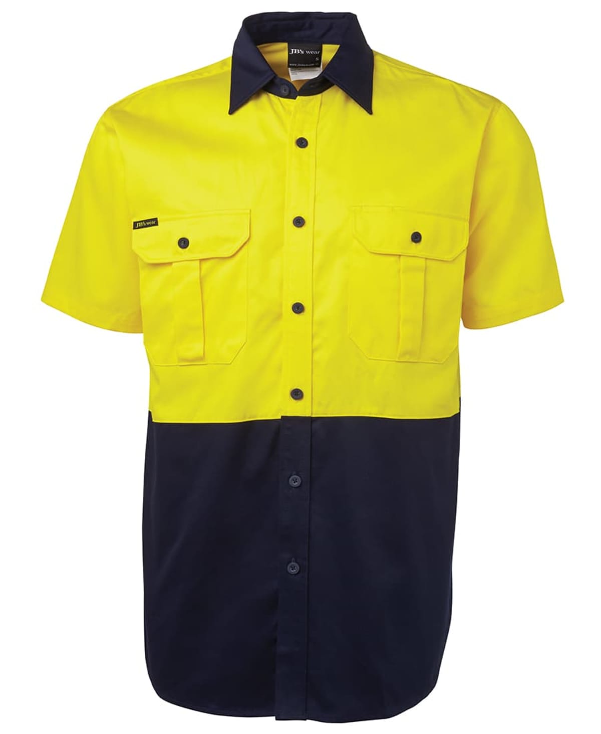 JB's Hi Vis S/S 190G Work Shirt