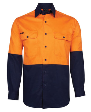 JB's Hi Vis L/S 150G Work Shirt