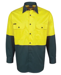 JB's Hi Vis L/S 150G Work Shirt