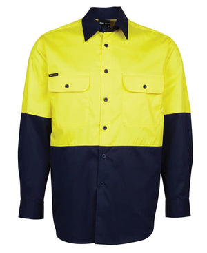 JB's Hi Vis L/S 150G Work Shirt