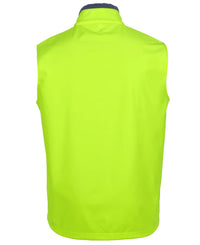 JB's Hv Three Layer Softshell Vest Lime/Navy
