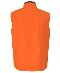 JB's Hv Three Layer Softshell Vest Lime/Navy